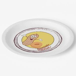 Lohri Peanut Gajak Papierplatte Pappteller