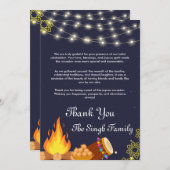 Lohri Vielen Dank Kartenvorlage Einladung (Vorne/Hinten)