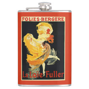 Loie Fuller im Folies-Bergere-Theater Flachmann
