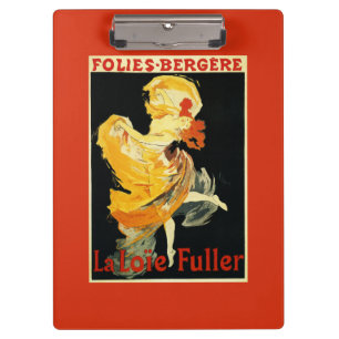 Loie Fuller im Folies-Bergere-Theater Klemmbrett