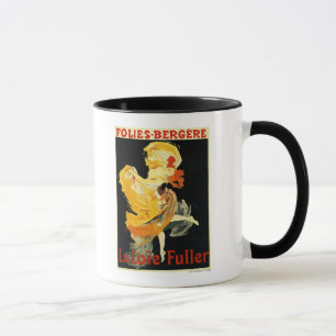 Loie Fuller im Folies-Bergere-Theater Tasse