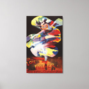 Loie Fuller im Theater Folies-Bergere Leinwanddruck