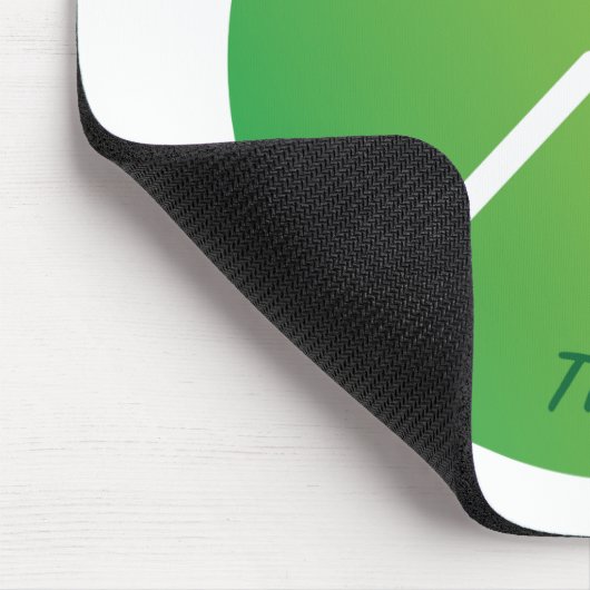 Loipe, Langlaufloipe Mousepad (Ecke)