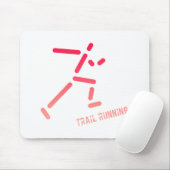 Loipe, Langlaufloipe Mousepad (Mit Mouse)