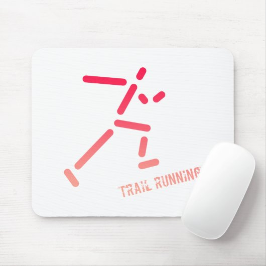 Loipe, Langlaufloipe Mousepad (Mit Mouse)