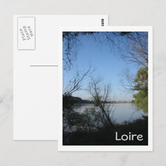 Loire Postkarte (Vorne/Hinten)
