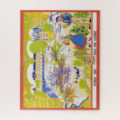 Loire-Tal 16x20 Wein-Karten-Puzzle Puzzle (Vertikal)