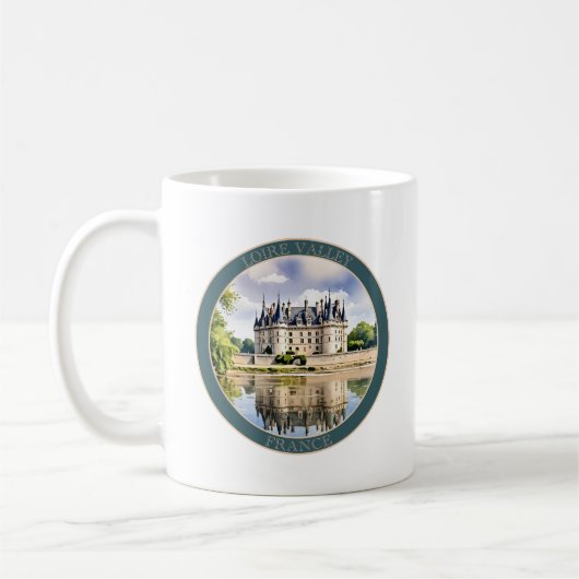 Loire Valley Chateau, Frankreich Kaffeetasse (Links)
