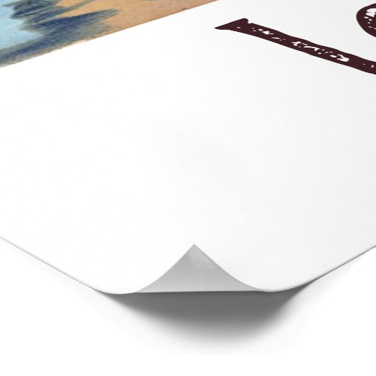 Loire Valley, Frankreich Poster (Ecke)