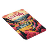 Loire Valley Frankreich Vintage Kunst Magnet (Rechte Seite)