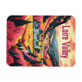 Loire Valley Frankreich Vintage Kunst Magnet (Horizontal)