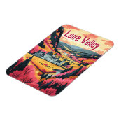 Loire Valley Frankreich Vintage Kunst Magnet (Linke Seite)