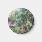 Loire Valley Vineyard – French Grape Painting Magnet (Vorne)