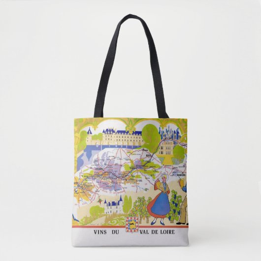 Loire Valley Weinregion Tasche (Vorderseite)