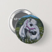lois die Shetlandinseln Button (Vorne & Hinten)