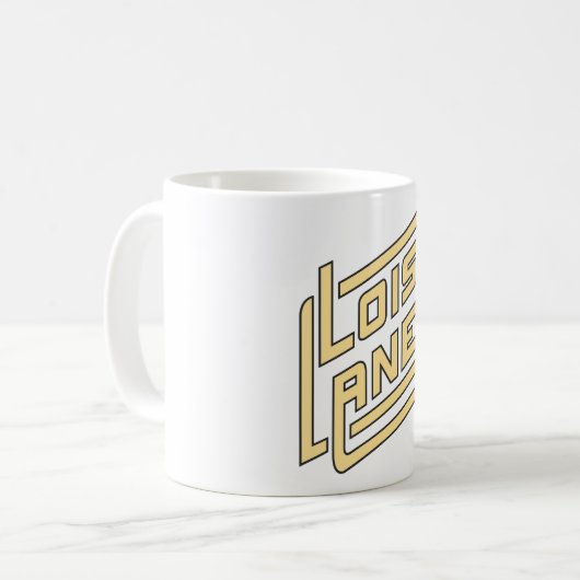 Lois Lane Logo Kaffeetasse (Vorderseite Links)