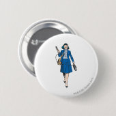 Lois Lane mit Mikrofon Button (Vorne & Hinten)