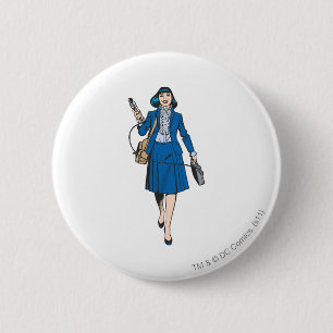 Lois Lane mit Mikrofon Button