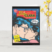 Lois und Clark Comic Karte (Gelbe Blume)