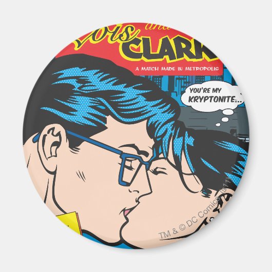 Lois und Clark Comic Magnet (Vorne)