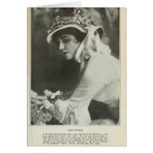 Lois Weber 1917 Vintage Porträtweibin