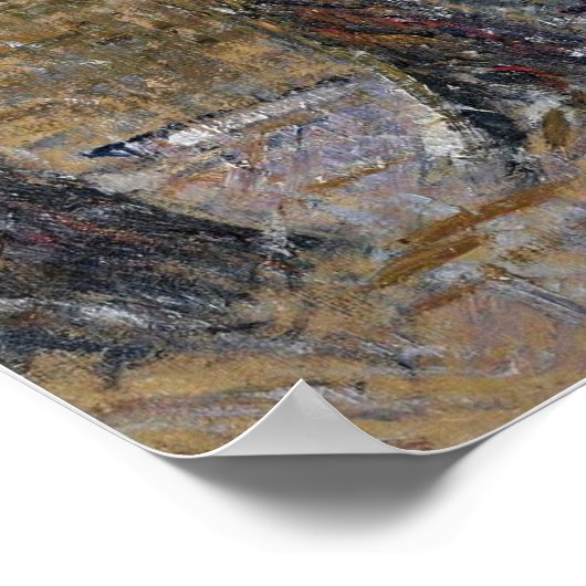 Loiseau - Der Schneeeffekt der Marie-Bridge 1926 Poster (Ecke)