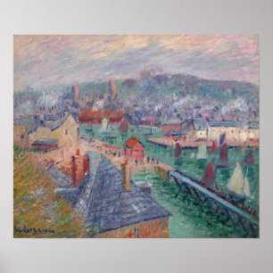 Loiseau - Der Vorhafen von Fecamp Poster