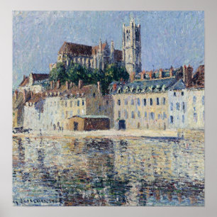 Loiseau - Die Kathedrale von Auxserre 1902 Poster