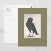 L'oiseau fier postkarte (Vorne/Hinten)