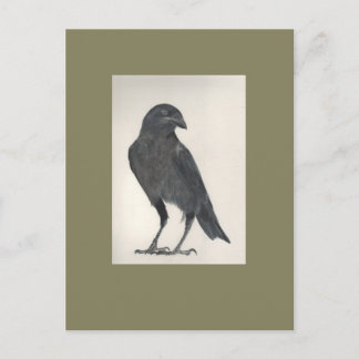 L'oiseau fier postkarte