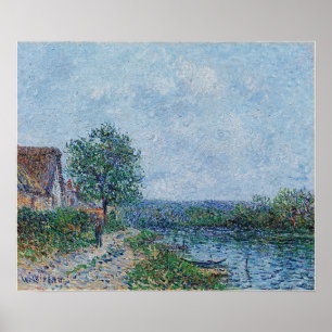 Loiseau - Flussufer Die Seine bei Port De Joie Poster