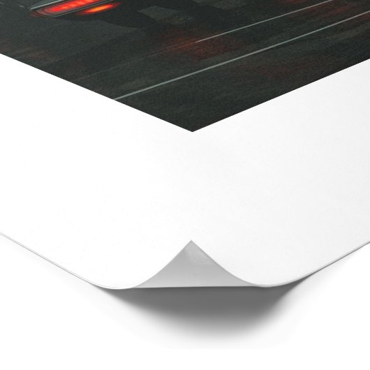 L'oiseau mouillé - Der nasse Vogel Poster (Ecke)