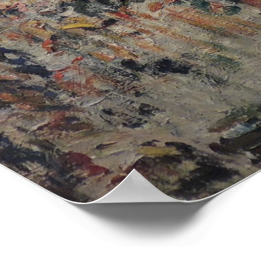 Loiseau - Rue Clignancourt in Paris am 14. Juli 19 Poster (Ecke)