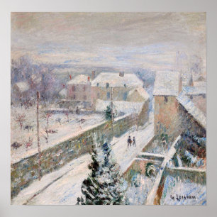 Loiseau - Schnee in Triel Sur Seine 1917 Poster