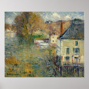 Loiseau - Überschwemmung in Giverny 1934 Poster