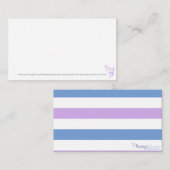 LoiseMoves Mitteilungskarten mit Schrift (Vorne/Hinten)