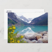 Loiuse-See Postkarte (Vorne/Hinten)