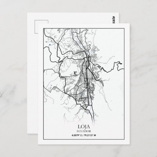 Loja Ecuador Südamerika Reisen Weltkulturerbe der Postkarte (Vorne/Hinten)