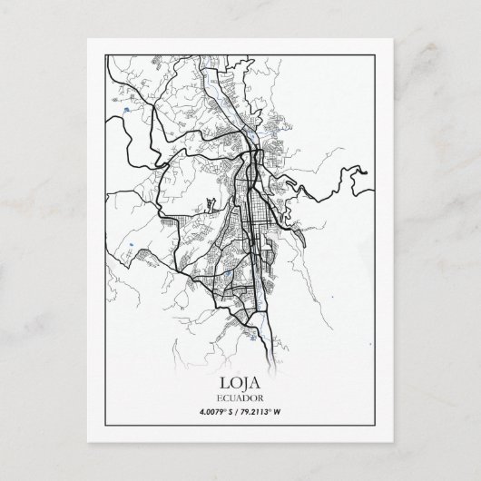 Loja Ecuador Südamerika Reisen Weltkulturerbe der Postkarte (Vorderseite)