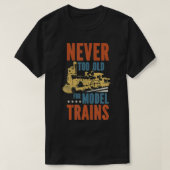 Lok-Modellbahn-Motor T-Shirt (Design vorne)
