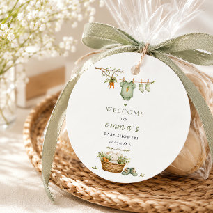 Lokal angebaute Baby-Rustic-Häschen-Bearbeitung Geschenkanhänger