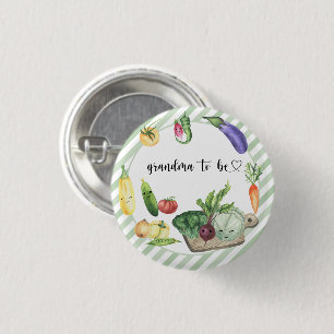 Lokal angebaute Babyparty - Bald Oma Button