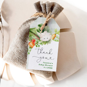 Lokal angebaute Babyparty-Danksagungsanhänger Geschenkanhänger