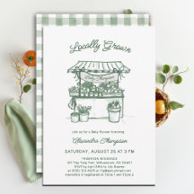Lokal angebaute Babyparty im Farmers Market in san