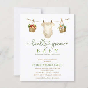 Lokal angebaute Bauern Market Babydusche