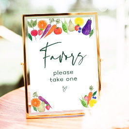 Lokal angebaute Bauern Marktdusche Favorit Zeichen Poster