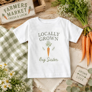 Lokal angebaute große Schwester Karotte Kinder T-S Baby T-shirt
