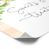 Lokal angebaute Herbstkürbis Süßigkeiten und Lecke Poster (Ecke)