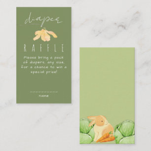 Lokal angebaute Kohl-Patch-Baby-Shower-Windeln-Raf Begleitkarte