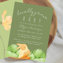 Lokal angebaute Kohl-Patch-Grün-Baby-Party